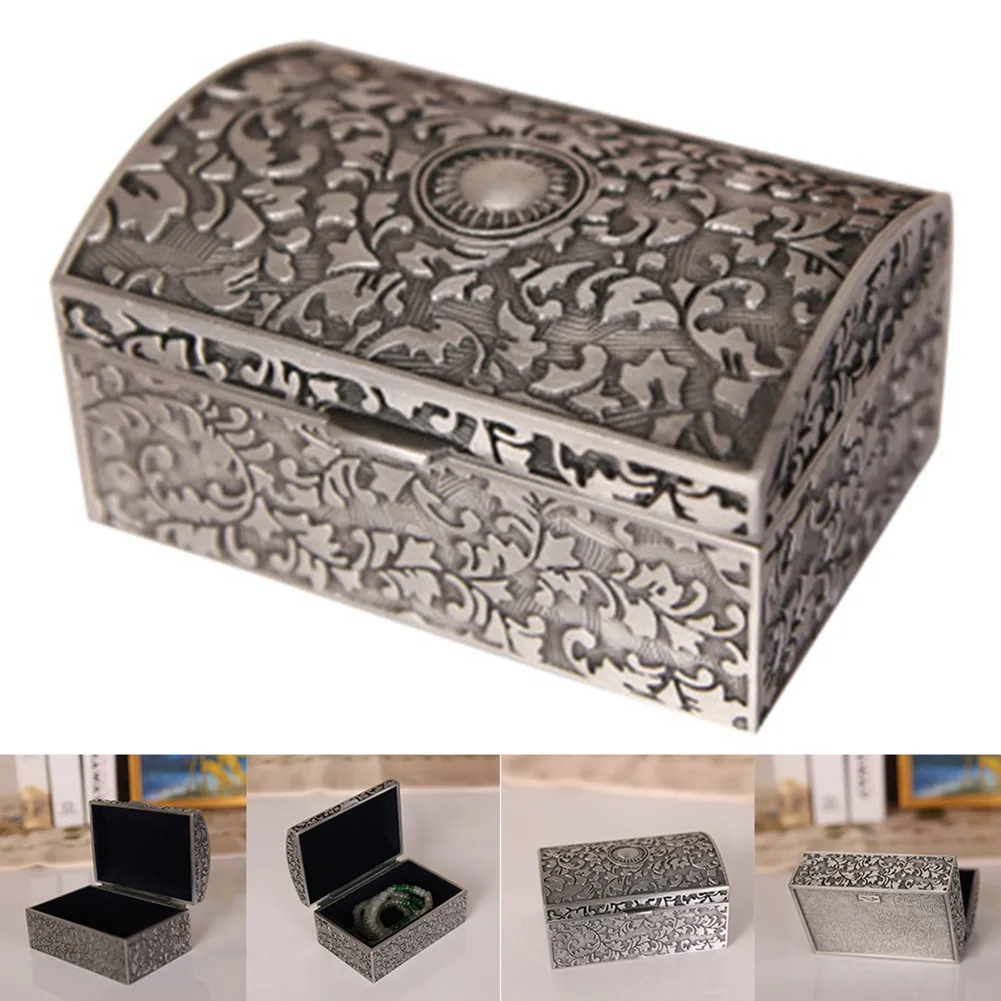 8.2X6X4.2CM Zinc Alloy European Style Creative Retro Classic Treasure Box Jewelry Storage Box Small Ring Earrings Bracelet
8.2X6X4.2CM Zinc Alloy European Style Creative Retro Classic Treasure Box Jewelry Storage Box Small Ring Earrings Bracelet