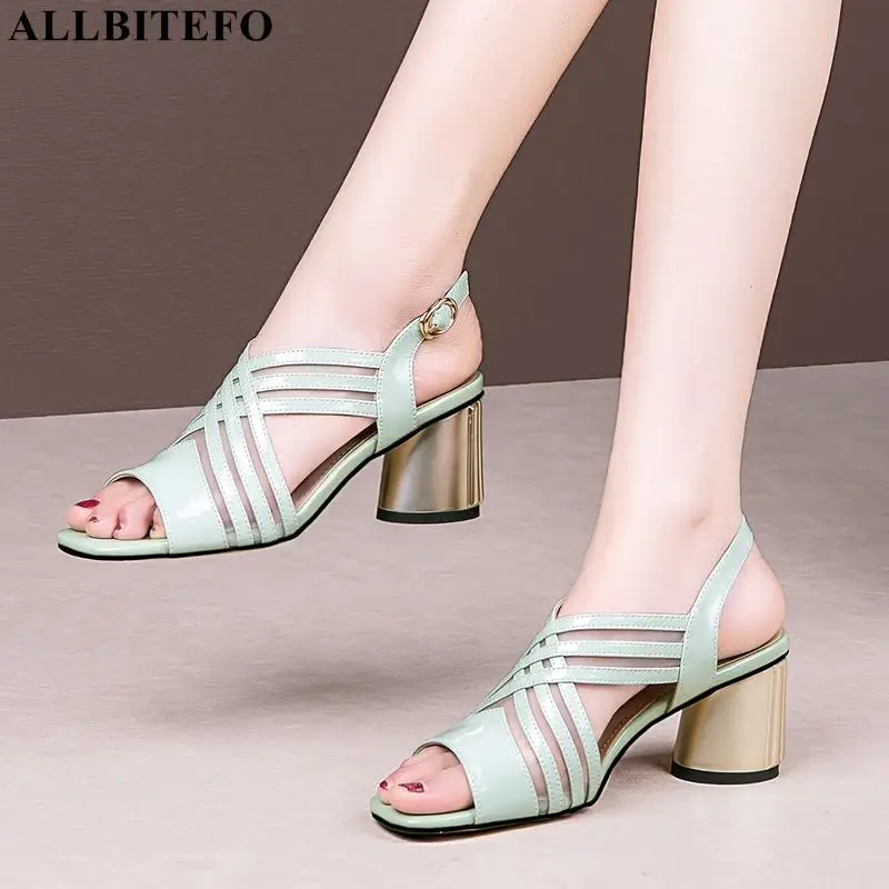 ALLBITEFO size 34-42 open toe sandals genuine leather summer women sandals brand fashion cool beach shoes women heels shoes
ALLBITEFO size 34-42 open toe sandals genuine leather summer women sandals brand fashion cool beach shoes women heels shoes