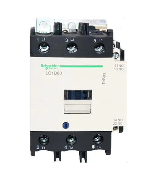 LC1D80P7 LC1D80P7C TeSys D контактор-3P(3 NO) - AC-3 - 80 A - 230 В AC 50/60 Гц катушка
LC1D80P7 LC1D80P7C TeSys D контактор-3P(3 NO) - AC-3 - 80 A - 230 В AC 50/60 Гц катушка