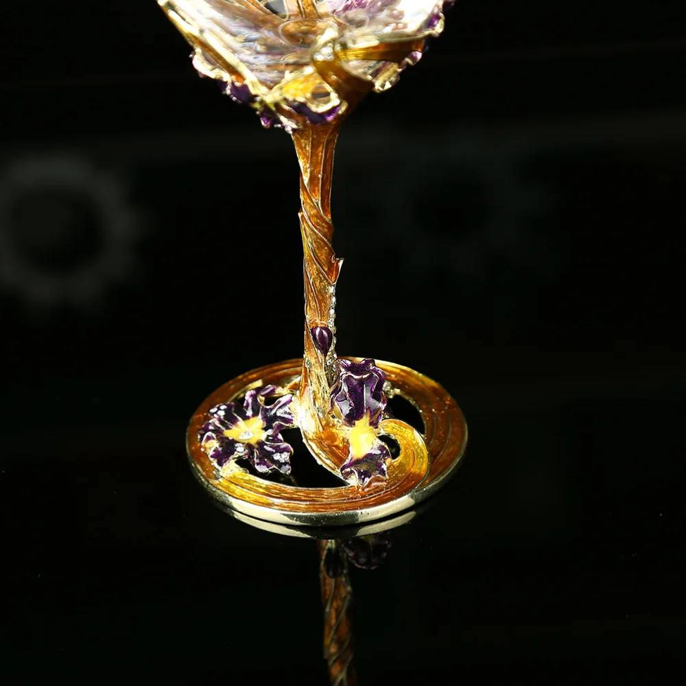 Crystal Enamel Goblet Transparent Red Glass Stem-cup Stemware for Home Bar Party
Crystal Enamel Goblet Transparent Red Glass Stem-cup Stemware for Home Bar Party