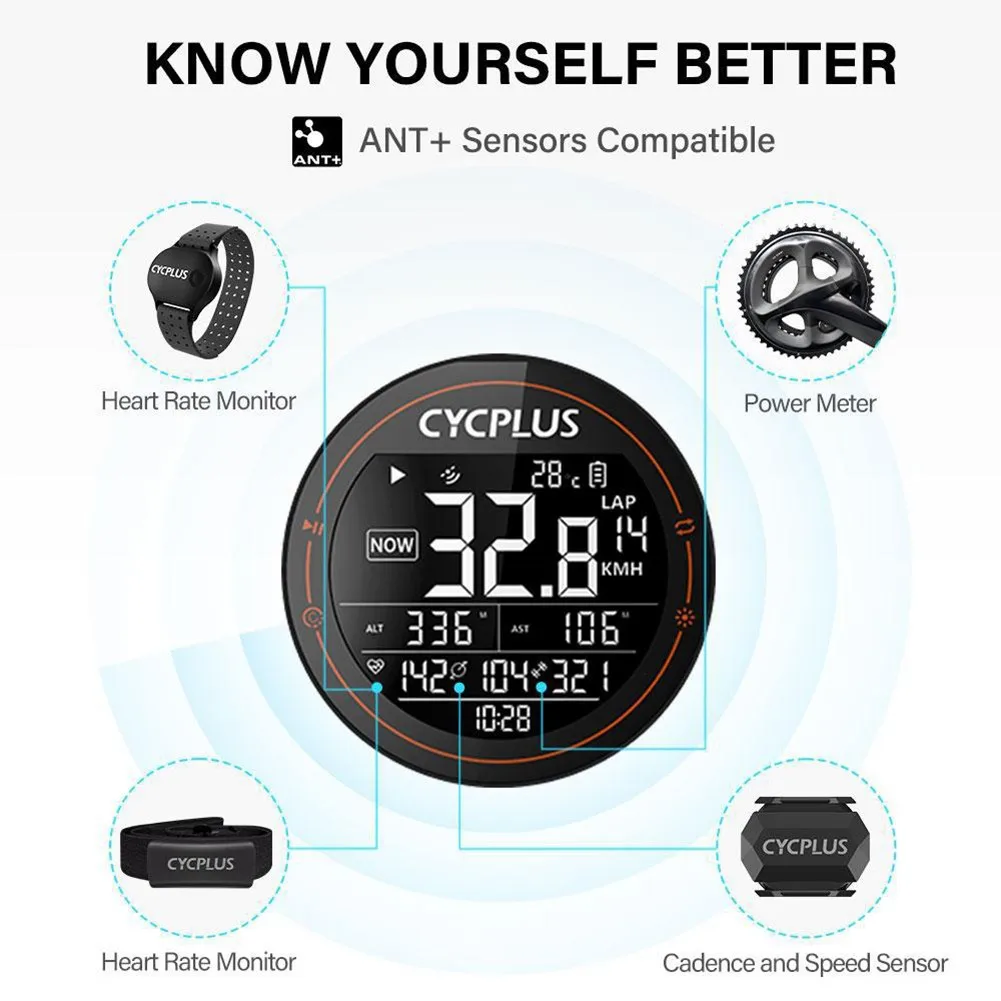 Bike Bicycle CYCPLUS M2 Wireless GPS Computer Speedometer Odometer Stopwatch Acrylic ABS Bike Computer Stopwatch Bike Accs
Bike Bicycle CYCPLUS M2 Wireless GPS Computer Speedometer Odometer Stopwatch Acrylic ABS Bike Computer Stopwatch Bike Accs