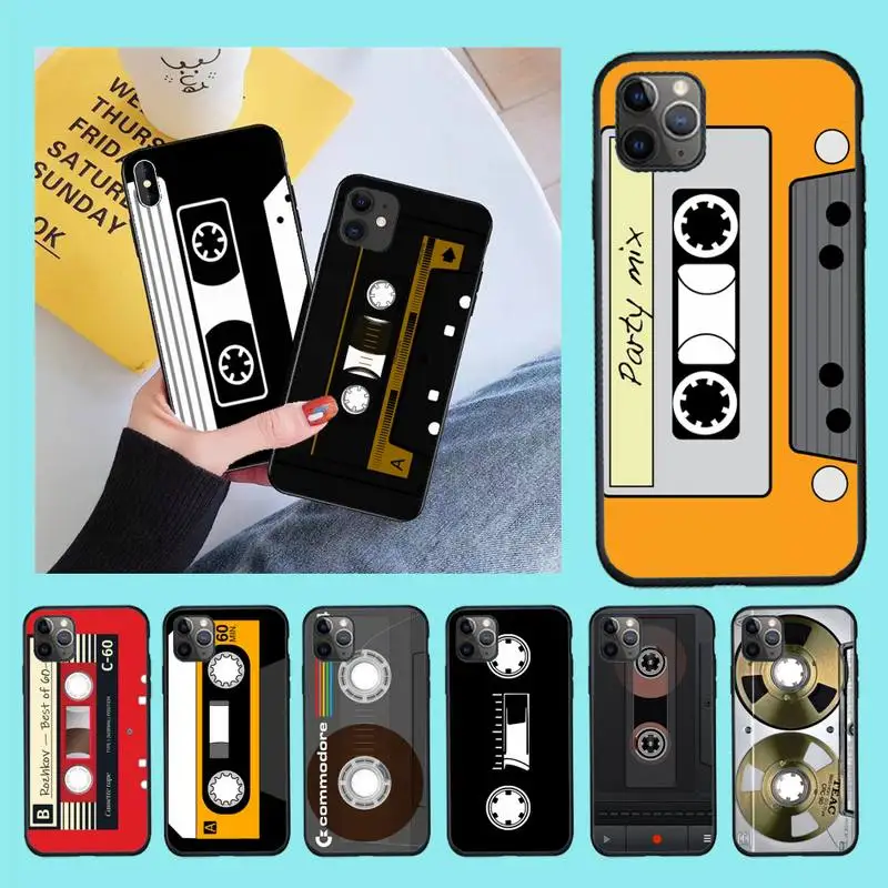 Мягкий чехол mixtape для iPhone 11 pro XS MAX 8 7 6 6S Plus X 5S SE 2020 XR|Бамперы| |