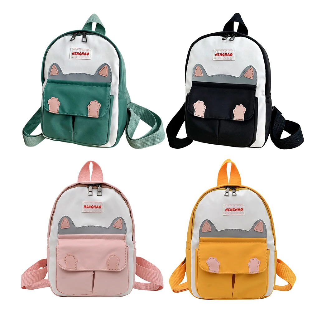 Fashion Children Cute Cat Hit Color Backpacks School Bag Casual Boys Girls Travel Small Handbags Knapsacks
Fashion Children Cute Cat Hit Color Backpacks School Bag Casual Boys Girls Travel Small Handbags Knapsacks