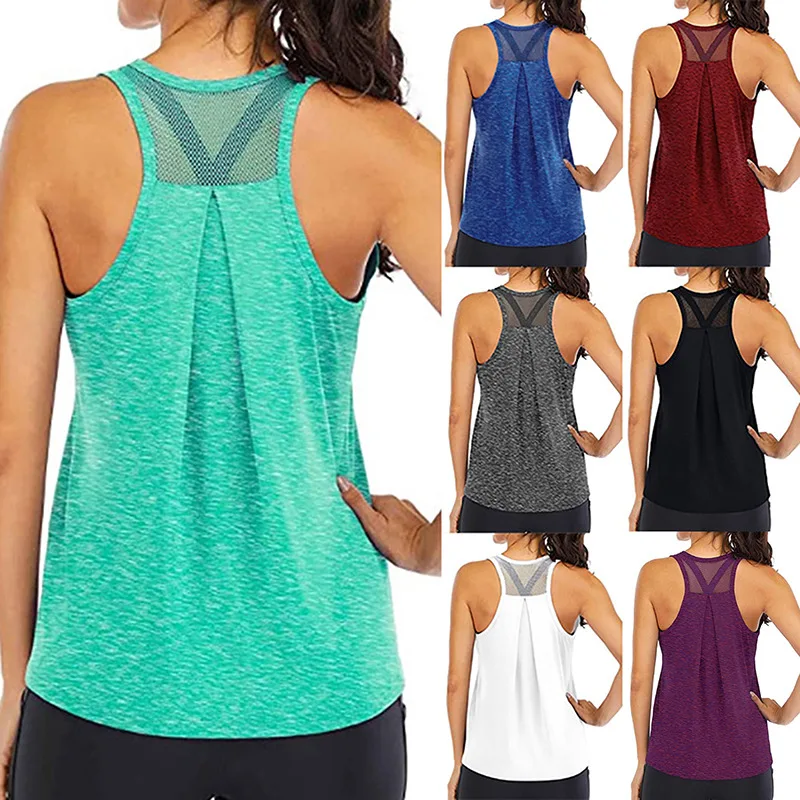 Women Workout Vest Loose Fit Racerback Tank Tops Mesh Backless Sportswear Quick Dry Running Yoga Shirts Sleeveless Soft Tops
Women Workout Vest Loose Fit Racerback Tank Tops Mesh Backless Sportswear Quick Dry Running Yoga Shirts Sleeveless Soft Tops