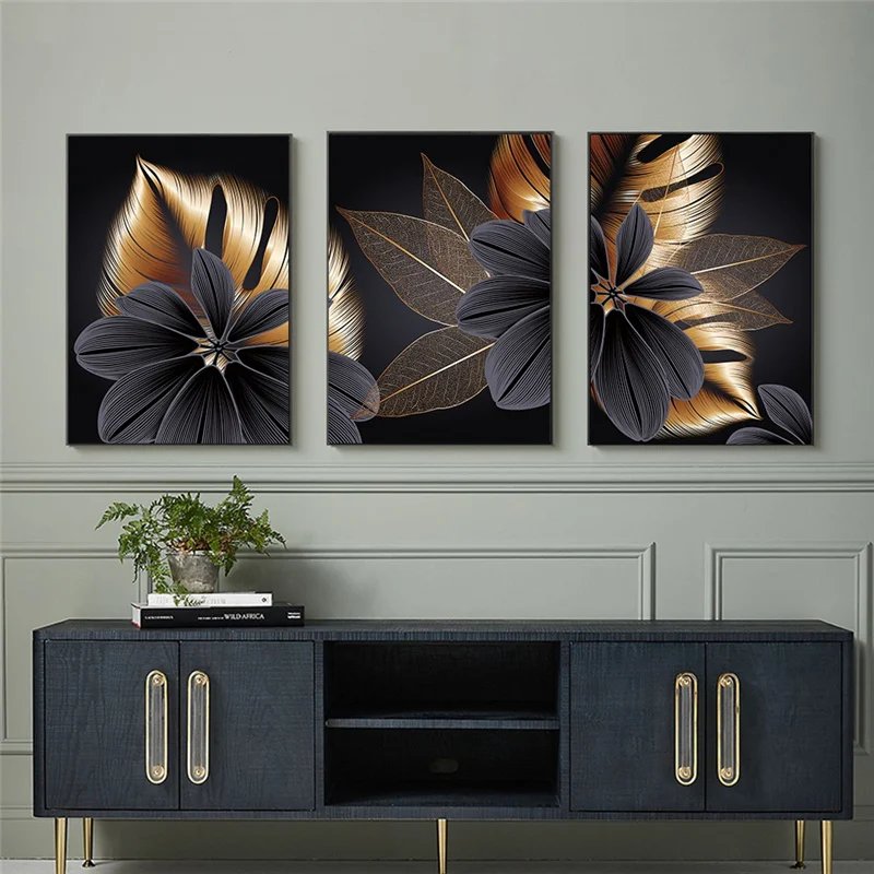 Nordic Black Golden Plant Leaf Canvas Painting Modern Abstract Wall Art Poster Print Pictures for Living Room Home Decor
Nordic Black Golden Plant Leaf Canvas Painting Modern Abstract Wall Art Poster Print Pictures for Living Room Home Decor