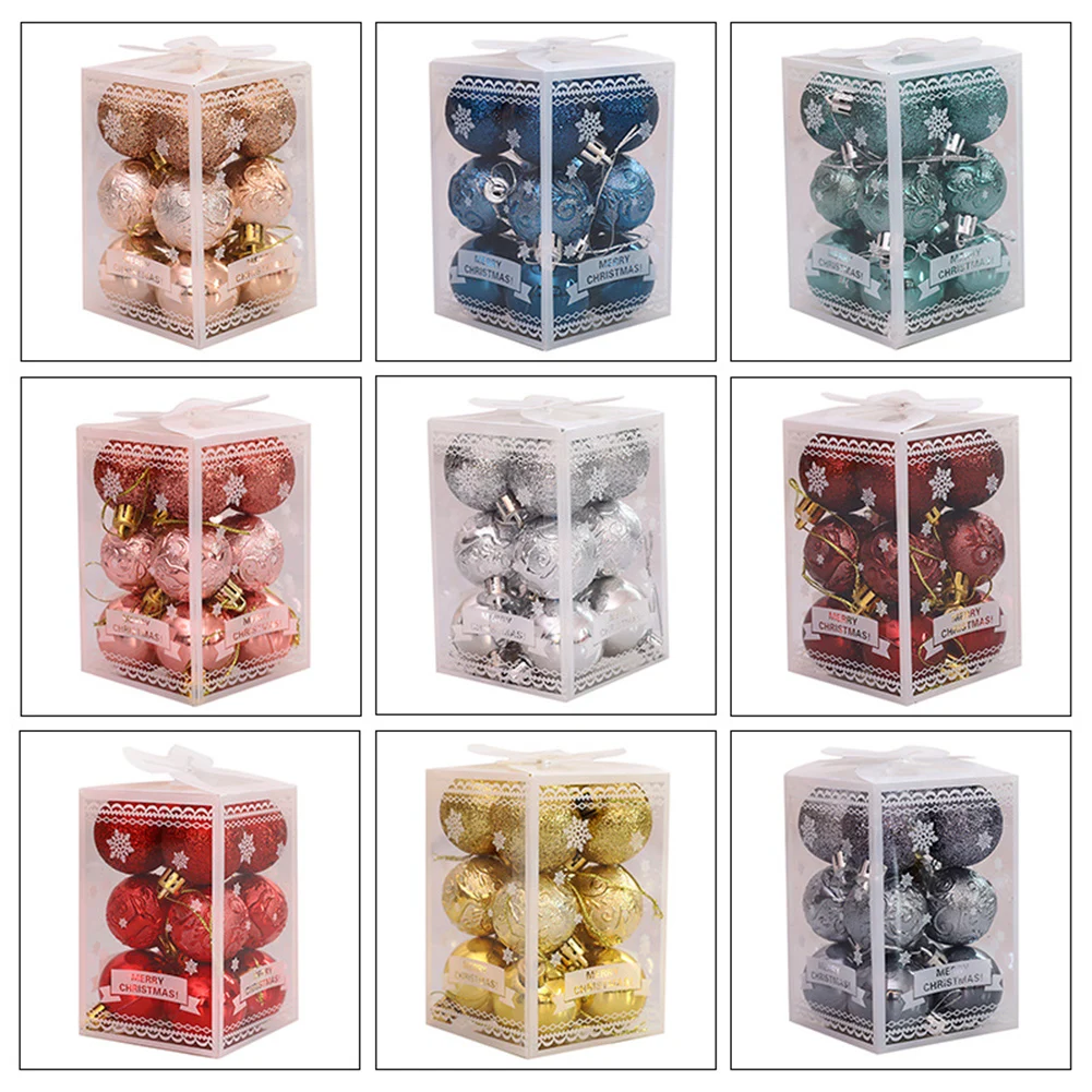 12/3pcs/Box Christmas Tree Decor Ball Lightweight Hanging Balls Party Ornament New Year Christmas Atmosphere Decor
12/3pcs/Box Christmas Tree Decor Ball Lightweight Hanging Balls Party Ornament New Year Christmas Atmosphere Decor
