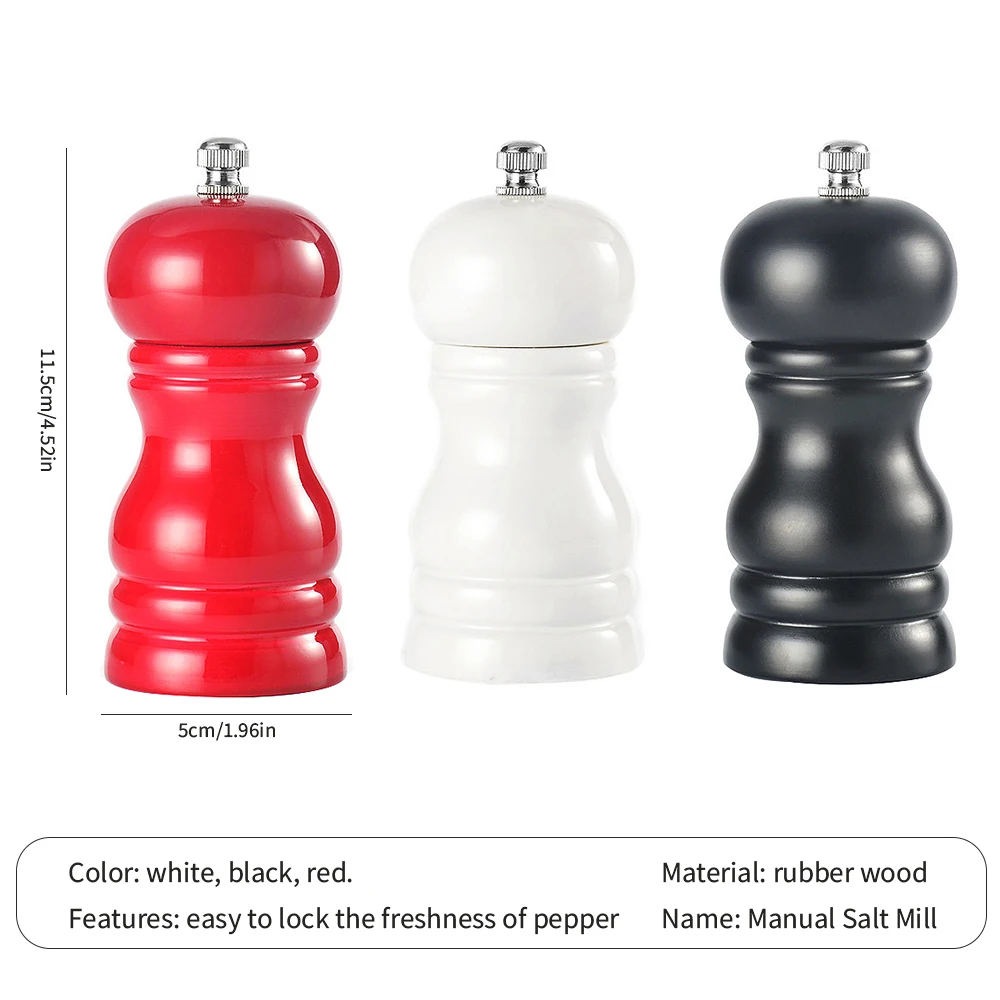 Kitchen Pepper Grinder Manual Seasoning Grinder Handheld Salt And Pepper Grinder Wooden Portable Grinder Kitchen Tool 4 Inch
Kitchen Pepper Grinder Manual Seasoning Grinder Handheld Salt And Pepper Grinder Wooden Portable Grinder Kitchen Tool 4 Inch