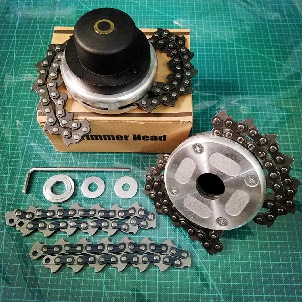 Universal Lawn Mower Chain Trimmer Head Chain Brushcutter For Trimmer Garden Grass Brush Cutter Tool Spare Part Power Tool Accs
Universal Lawn Mower Chain Trimmer Head Chain Brushcutter For Trimmer Garden Grass Brush Cutter Tool Spare Part Power Tool Accs