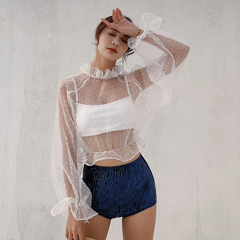 Special Offer Korean New Bikini High-waisted Belly Covering Gauze Coat Students Sports Split Type Womens Swimsuit /30
Special Offer Korean New Bikini High-waisted Belly Covering Gauze Coat Students Sports Split Type Womens Swimsuit /30