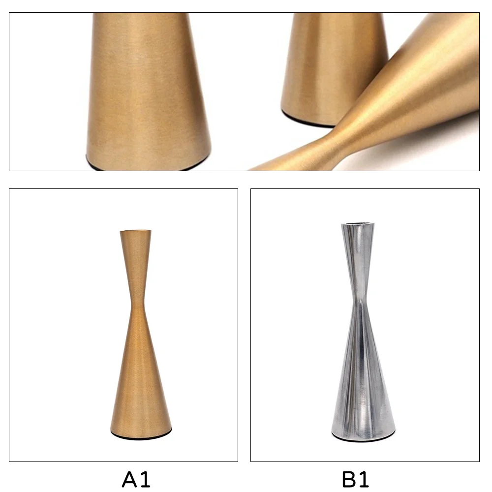 European Style Aluminum Alloy Standing Candle Holders Home Table Decorations Evening Party Adornments Accessories 
European Style Aluminum Alloy Standing Candle Holders Home Table Decorations Evening Party Adornments Accessories