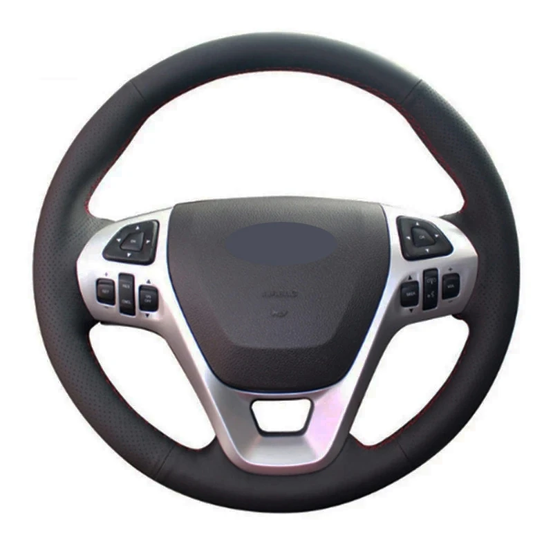 Car Steering Wheel Cover DIY Non-slip Black Genuine Leather For Ford Explorer 2011-2016 Taurus 2012-2015 Edge 2011-2014
Car Steering Wheel Cover DIY Non-slip Black Genuine Leather For Ford Explorer 2011-2016 Taurus 2012-2015 Edge 2011-2014
