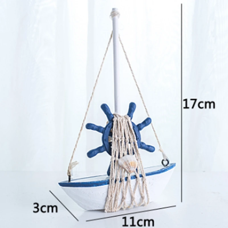 Mini Sailboat Model Decoration - Wooden Miniature Sailing Boat Home Decor Set, Beach Nautical Design
Mini Sailboat Model Decoration - Wooden Miniature Sailing Boat Home Decor Set, Beach Nautical Design