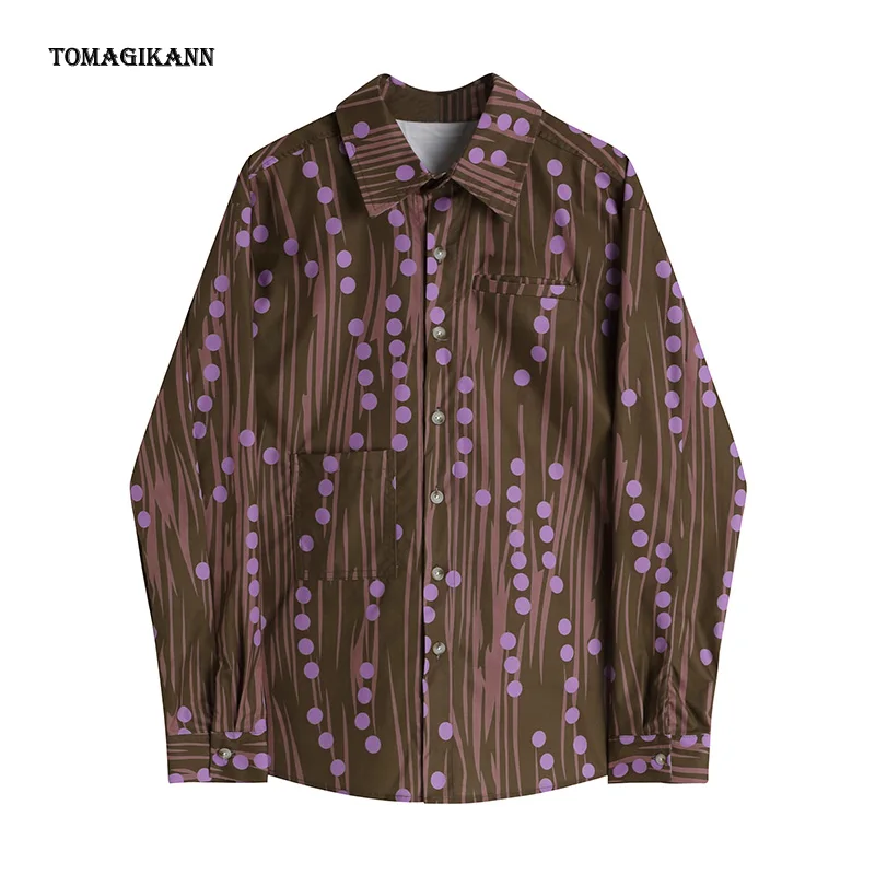 Casual Polka Dots Print Blouses Tops Women Turn Down Collar Long Sleeve Pockets Shirts 2021 Fashion Streetwear Blusas Mujer
Casual Polka Dots Print Blouses Tops Women Turn Down Collar Long Sleeve Pockets Shirts 2021 Fashion Streetwear Blusas Mujer