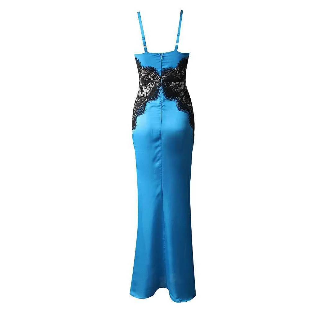 2020 summer suspender lace dress fashion temperament elegant long dress evening dress women's wear
2020 summer suspender lace dress fashion temperament elegant long dress evening dress women's wear