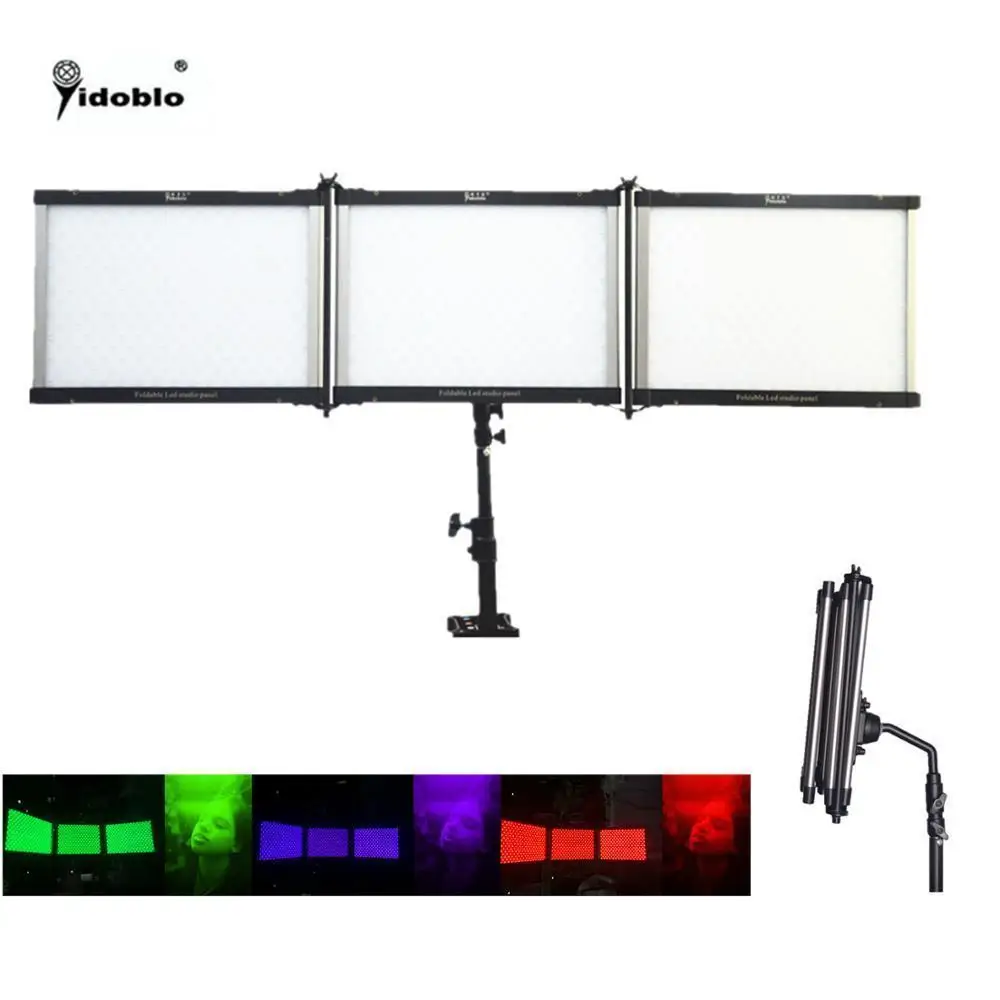 Yidoblo APP & Remote control Folding LED panels video light RGB & BIO Color LEDs durable Aluminum Body Studio Folable LED Lamp
Yidoblo APP & Remote control Folding LED panels video light RGB & BIO Color LEDs durable Aluminum Body Studio Folable LED Lamp