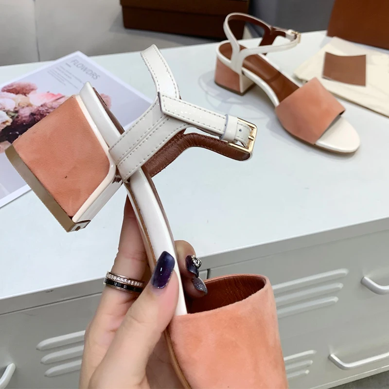 Ollymurs 2021 Sandals Women Genuine Leather Shoes High Heels 5.5cm Summer Design Ladies Sandals Slides Luxury Brand Woman Shoes
Ollymurs 2021 Sandals Women Genuine Leather Shoes High Heels 5.5cm Summer Design Ladies Sandals Slides Luxury Brand Woman Shoes