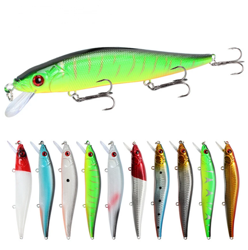 5pcs/Lot Minnow Fishing Lure Plastic Hard Bass Baits 14cm 23g with 4# Hooks Fishing Wobblers 3D Eyes Artificial Baits
5pcs/Lot Minnow Fishing Lure Plastic Hard Bass Baits 14cm 23g with 4# Hooks Fishing Wobblers 3D Eyes Artificial Baits
