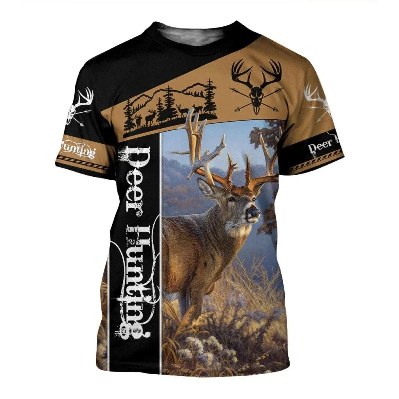Deer Hunting 3D All Over Printed T Shirts Men and Women Harajuku Summer Style Casual T-shirt Fashion Tops
Deer Hunting 3D All Over Printed T Shirts Men and Women Harajuku Summer Style Casual T-shirt Fashion Tops