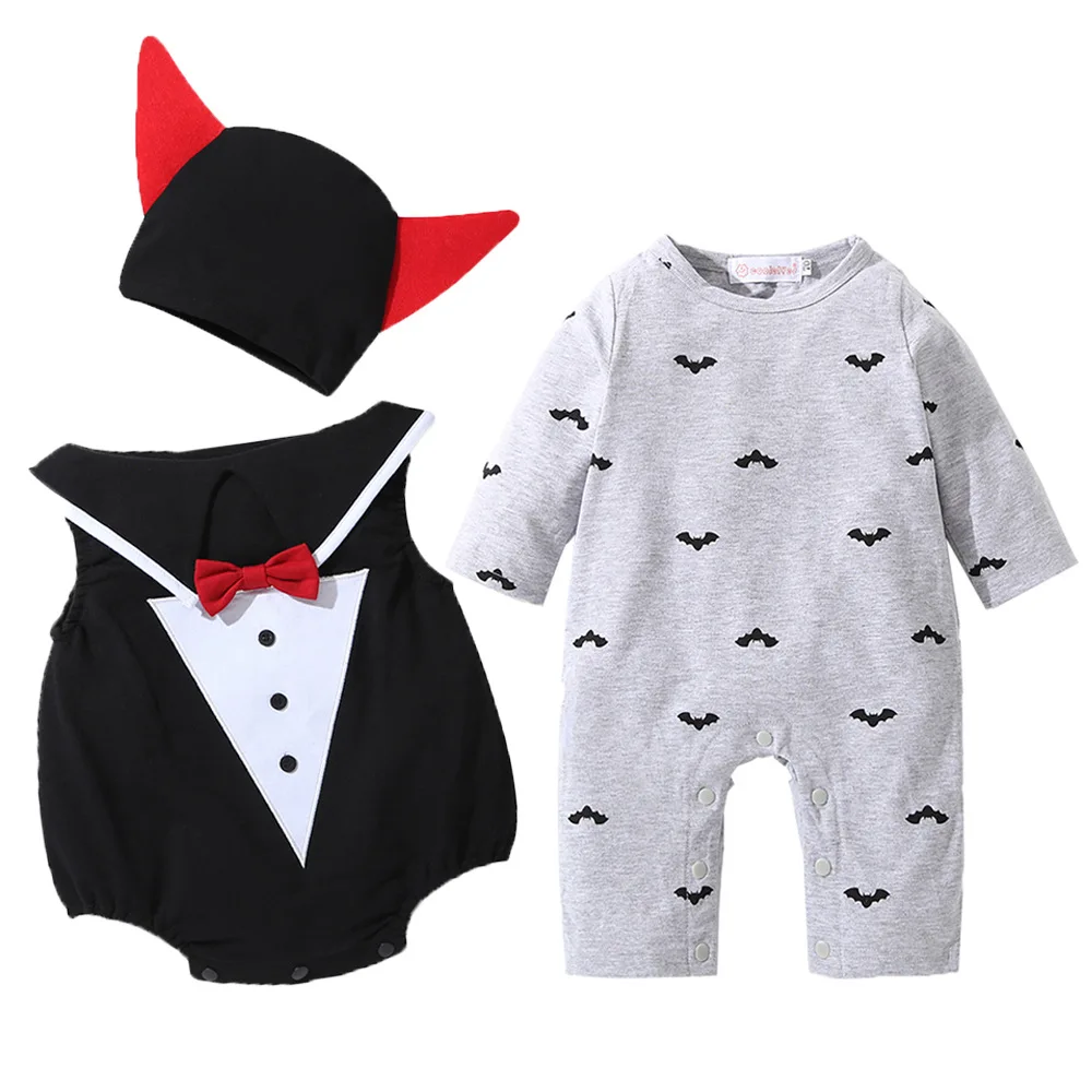Children's Halloween Performance Wear Long-Sleeved Vampire Romper + Hat 3pcs suit Children clothes Kids clothes
Children's Halloween Performance Wear Long-Sleeved Vampire Romper + Hat 3pcs suit Children clothes Kids clothes