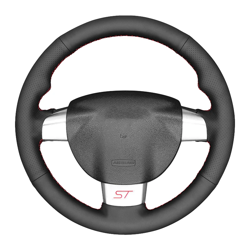 Black Genuine Leather Hand-stitched Car Steering Wheel Cover For Ford Focus ST 2005-2010 Focus RS 2005-2011 Focus 3 2005-2010
Black Genuine Leather Hand-stitched Car Steering Wheel Cover For Ford Focus ST 2005-2010 Focus RS 2005-2011 Focus 3 2005-2010