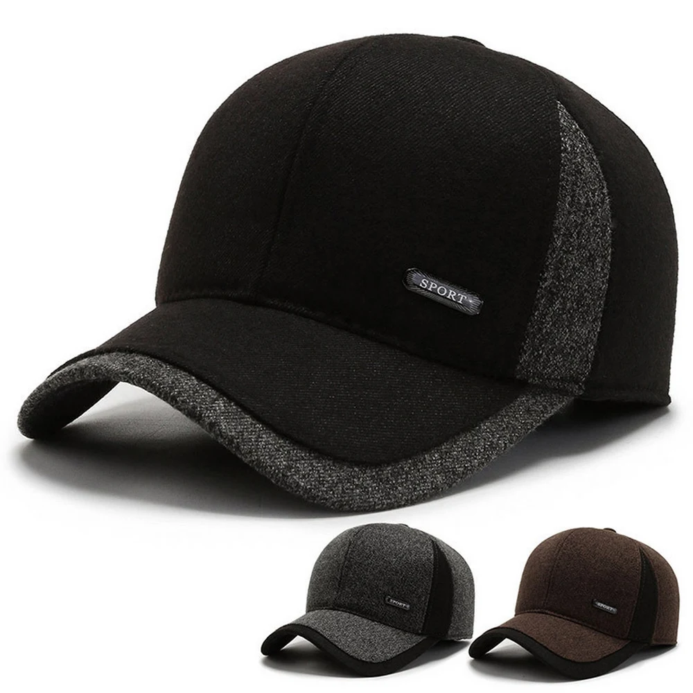 Autumn And Winter Dad Baseball Caps Male Warm Hat With Ear Protection Woolen Curved Brim Outdoor Visor Thicken BQ0272
Autumn And Winter Dad Baseball Caps Male Warm Hat With Ear Protection Woolen Curved Brim Outdoor Visor Thicken BQ0272