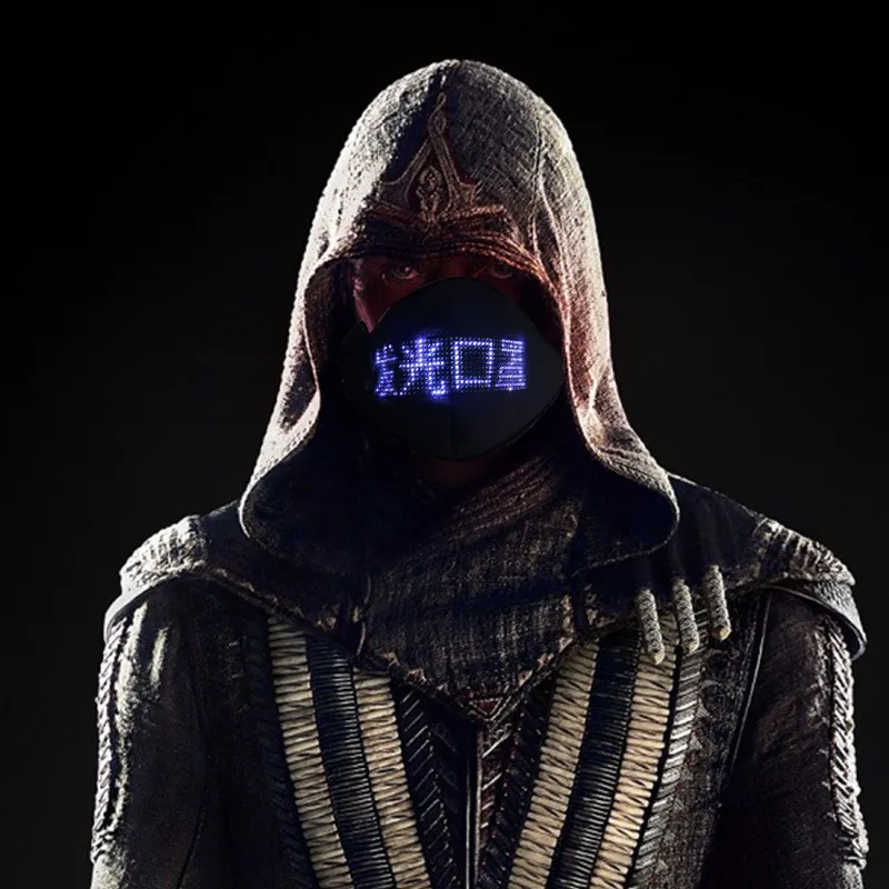 Creative Luminous LED-Mask Mobile Phone APP Edit Pattern Text Bungee Advertising Display Light Up Module Matrix Programmable
Creative Luminous LED-Mask Mobile Phone APP Edit Pattern Text Bungee Advertising Display Light Up Module Matrix Programmable