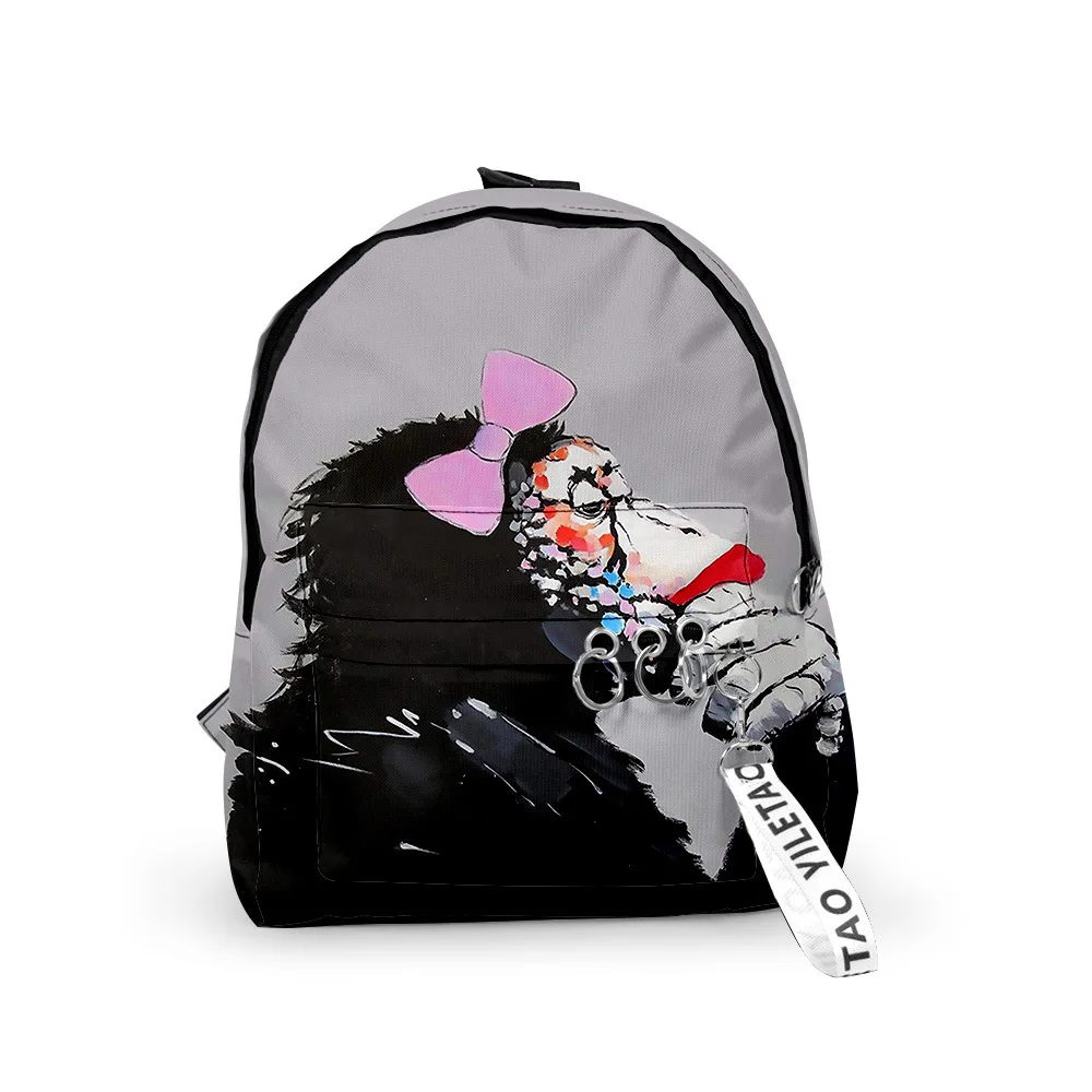 Peculiar Anime Gorilla School Bags Travel Bags Boys Girls Cute Small Bags 3D Oxford Waterproof Key Chain Notebook Backpacks
Peculiar Anime Gorilla School Bags Travel Bags Boys Girls Cute Small Bags 3D Oxford Waterproof Key Chain Notebook Backpacks