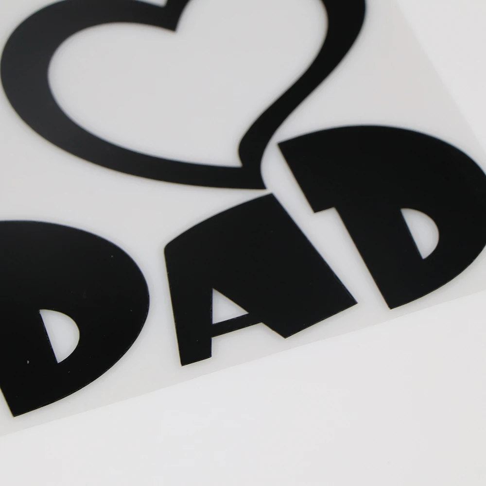 YOJA 13.8X12.3CM I Love Dad Creative Art Window Decal Decoration Car Stickers ZT4-0247
YOJA 13.8X12.3CM I Love Dad Creative Art Window Decal Decoration Car Stickers ZT4-0247
