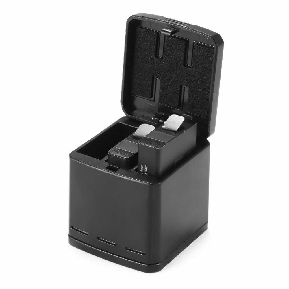 3-slot Battery Charger LED Box Carry Case Battery Housing for GoPro Hero 7 6 5
3-slot Battery Charger LED Box Carry Case Battery Housing for GoPro Hero 7 6 5