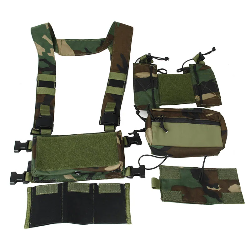 TMC MK3 Micro Fight Chest Rig Woodland Low Profile Light Tactical Gear Full Set(SKU051519)
TMC MK3 Micro Fight Chest Rig Woodland Low Profile Light Tactical Gear Full Set(SKU051519)