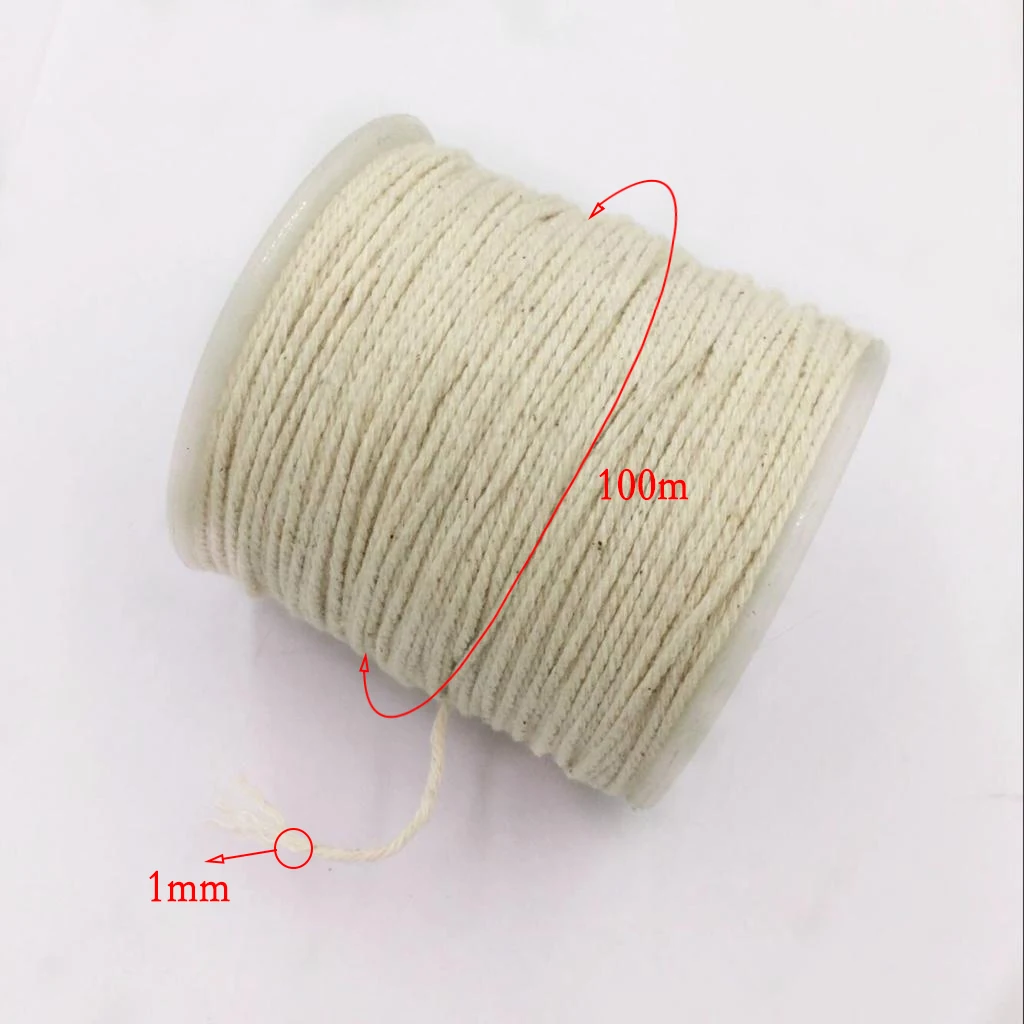 100 Meter CHRISTMAS DECORATING SUPPLY Natural Cotton Twisted Cord Rope Sash Craft Macrame Artisan String
100 Meter CHRISTMAS DECORATING SUPPLY Natural Cotton Twisted Cord Rope Sash Craft Macrame Artisan String