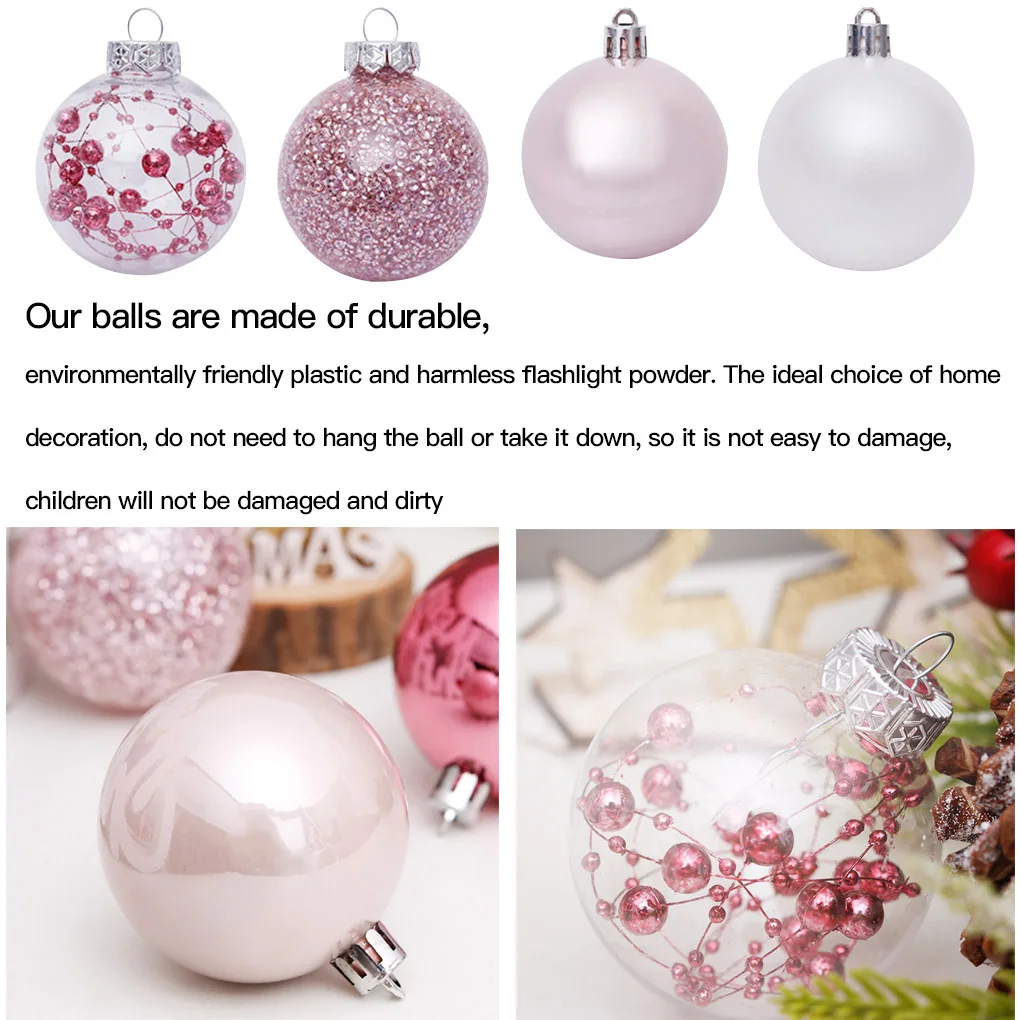30pcs Christmas Tree Hanging Balls Home Office Mall Tree Plastic Balls Hanging Decor Ornament Christmas New year decorations
30pcs Christmas Tree Hanging Balls Home Office Mall Tree Plastic Balls Hanging Decor Ornament Christmas New year decorations