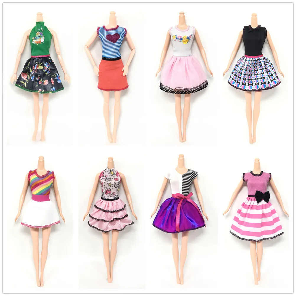 Multicolor Creative Dress Up of Babydoll Fashion Barbie Accessories Handmade Girl Clothes Dress Skirt Doll Clothes
Multicolor Creative Dress Up of Babydoll Fashion Barbie Accessories Handmade Girl Clothes Dress Skirt Doll Clothes