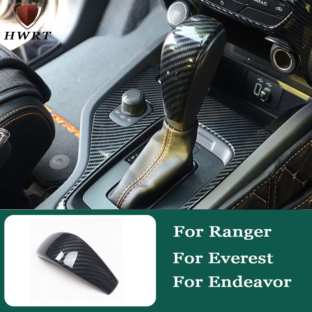 Gear Lever Shifter Gaiter For 2015-2019 Ford Ranger Everest Endeavor Carbon fiber Color Shift Knob Decorator Cover accessories
Gear Lever Shifter Gaiter For 2015-2019 Ford Ranger Everest Endeavor Carbon fiber Color Shift Knob Decorator Cover accessories