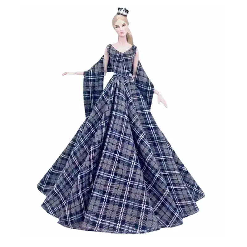 11.5" Doll Outfits Fashion Plaid Wedding Dresses for Barbie Doll Clothes Princess Gown Vestido 1/6 BJD Accessories Girl Toy Gift
11.5" Doll Outfits Fashion Plaid Wedding Dresses for Barbie Doll Clothes Princess Gown Vestido 1/6 BJD Accessories Girl Toy Gift