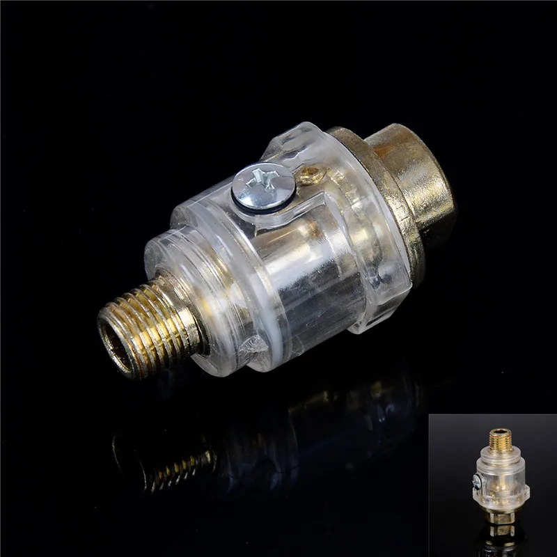 1pc Oiler Lubricator Of 1/4" BSP Mini In-Line Oiler Lubricator For Pneumatic Tool Hardware Air Compressor 5.5 X 3.2cm
1pc Oiler Lubricator Of 1/4" BSP Mini In-Line Oiler Lubricator For Pneumatic Tool Hardware Air Compressor 5.5 X 3.2cm