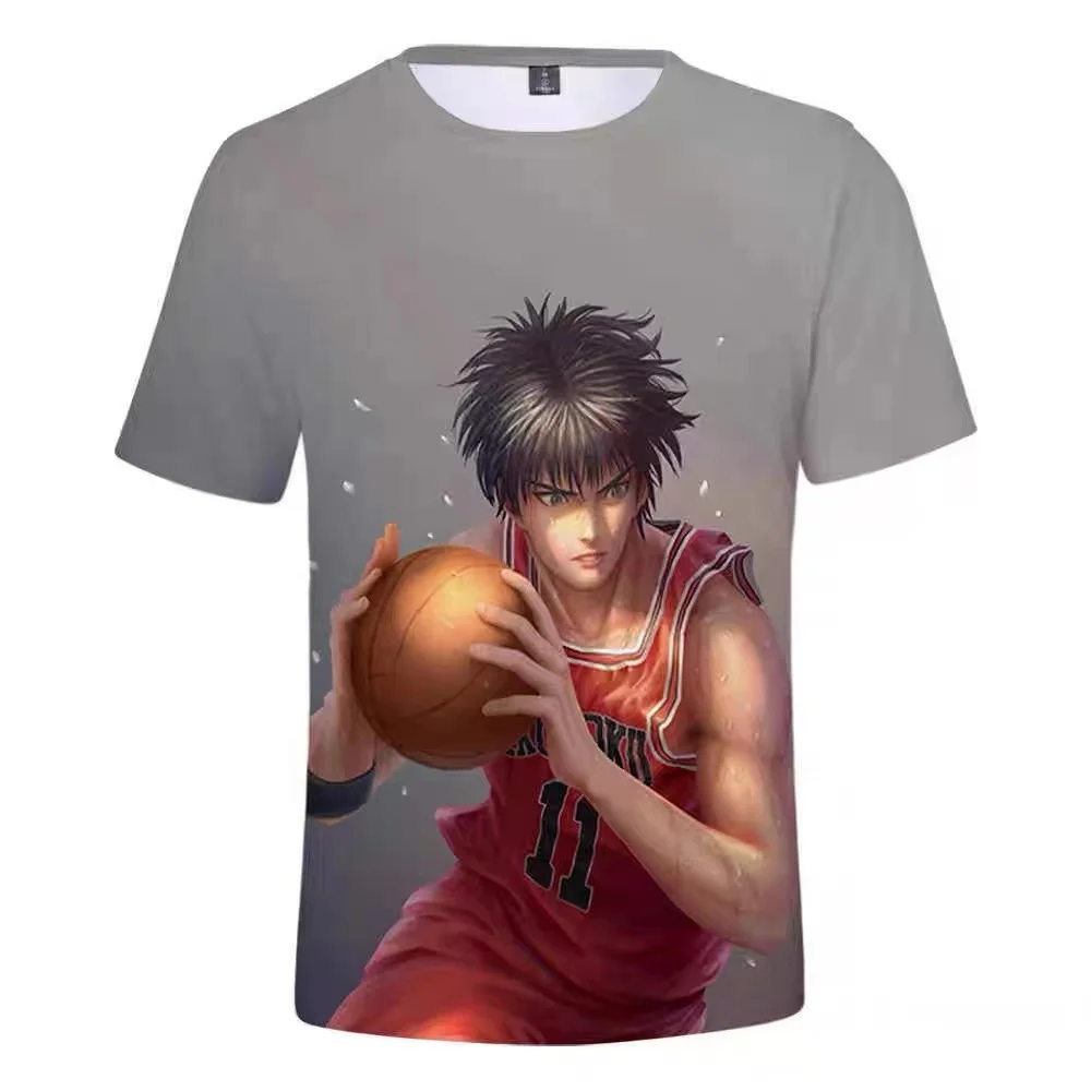 Новинка лета 2021, Мужская футболка с японским анимационным аниме, футболка для баскетбола Slam Dunk Sakuragi Flower Road, футболка с принтом рукава и клена
Новинка лета 2021, Мужская футболка с японским анимационным аниме, футболка для баскетбола Slam Dunk Sakuragi Flower Road, футболка с принтом рукава и клена