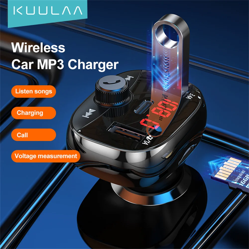 New Wireless Car Bluetooth Mp3 Charger Car Wireless Bluetooth Fm Transmitter Mp3 Player 2 Usb Car Fast Charger Adapter 2022
New Wireless Car Bluetooth Mp3 Charger Car Wireless Bluetooth Fm Transmitter Mp3 Player 2 Usb Car Fast Charger Adapter 2022