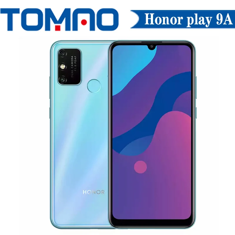 Оригинальный Новый Смартфон Honor Play 9A большой аккумулятор 5000 мАч MT6765 4 Гб ОЗУ 64 128