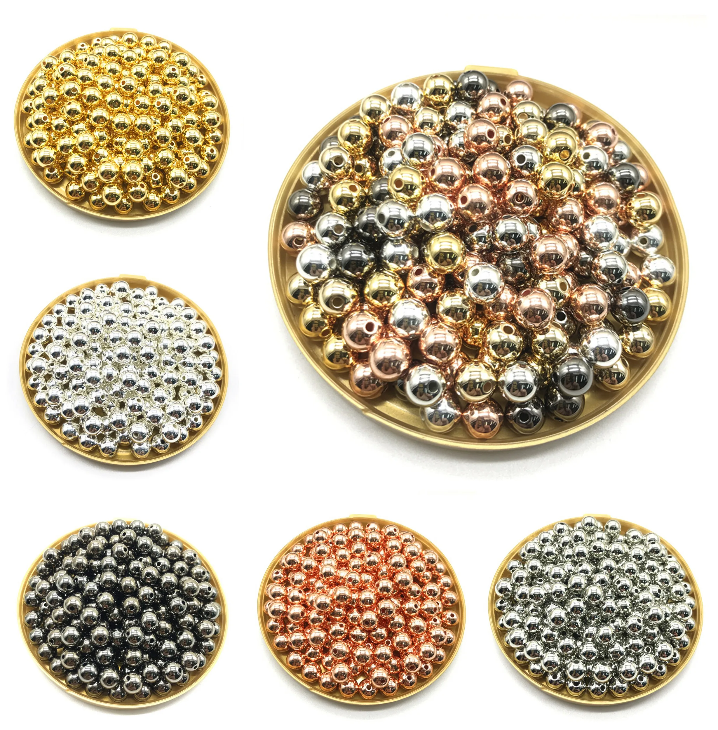 3 4 6 8 10 12mm 20-50pcs Copper Coated Beads Round Seed Spacer Loose Beads For Jewelry makeing DIY Bracelet Necklace
3 4 6 8 10 12mm 20-50pcs Copper Coated Beads Round Seed Spacer Loose Beads For Jewelry makeing DIY Bracelet Necklace
