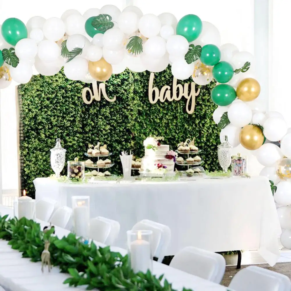 OurWarm 122pcs Balloon Garland Arch Kit with Artificial Palm Leaves Baby Shower Aniversario Birthday Party Decorations Supplies
OurWarm 122pcs Balloon Garland Arch Kit with Artificial Palm Leaves Baby Shower Aniversario Birthday Party Decorations Supplies