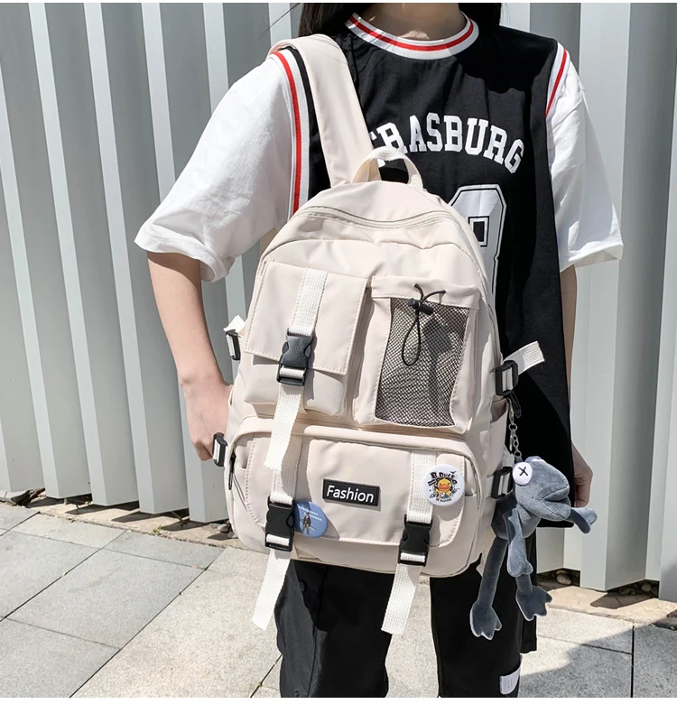 YTX880 Female all-match high-value schoolbag Korean Harajuku Japanese high school student backpack 
YTX880 Female all-match high-value schoolbag Korean Harajuku Japanese high school student backpack