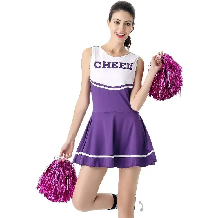 Women's Cheerleaders European and American Adult Lady Sexy Baby Cheerleading Costume
Women's Cheerleaders European and American Adult Lady Sexy Baby Cheerleading Costume