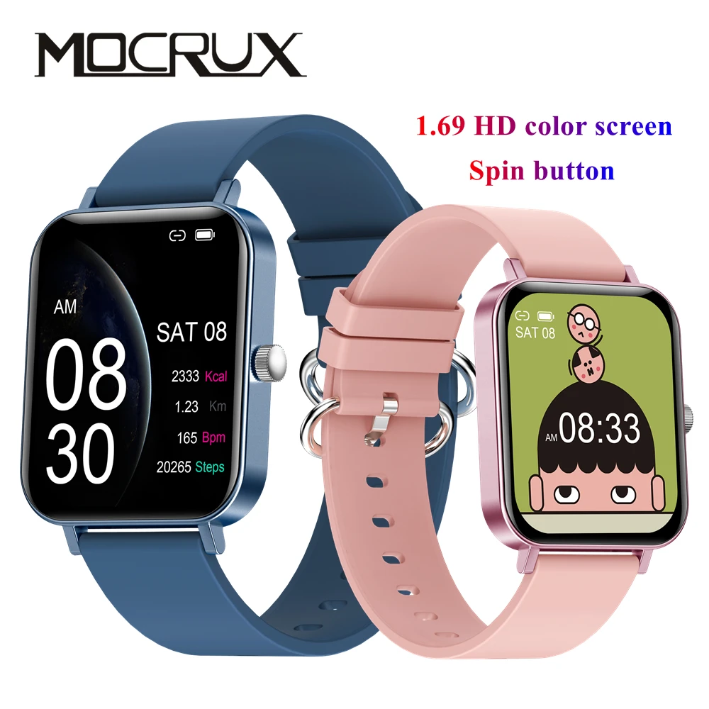 MOCRUX MKS82 1.69 Inch Smart Watch Men Heart Rate Blood Oxygen Monitor IP67 Waterproof Fitness Tracker Smartwatch Men Women
MOCRUX MKS82 1.69 Inch Smart Watch Men Heart Rate Blood Oxygen Monitor IP67 Waterproof Fitness Tracker Smartwatch Men Women