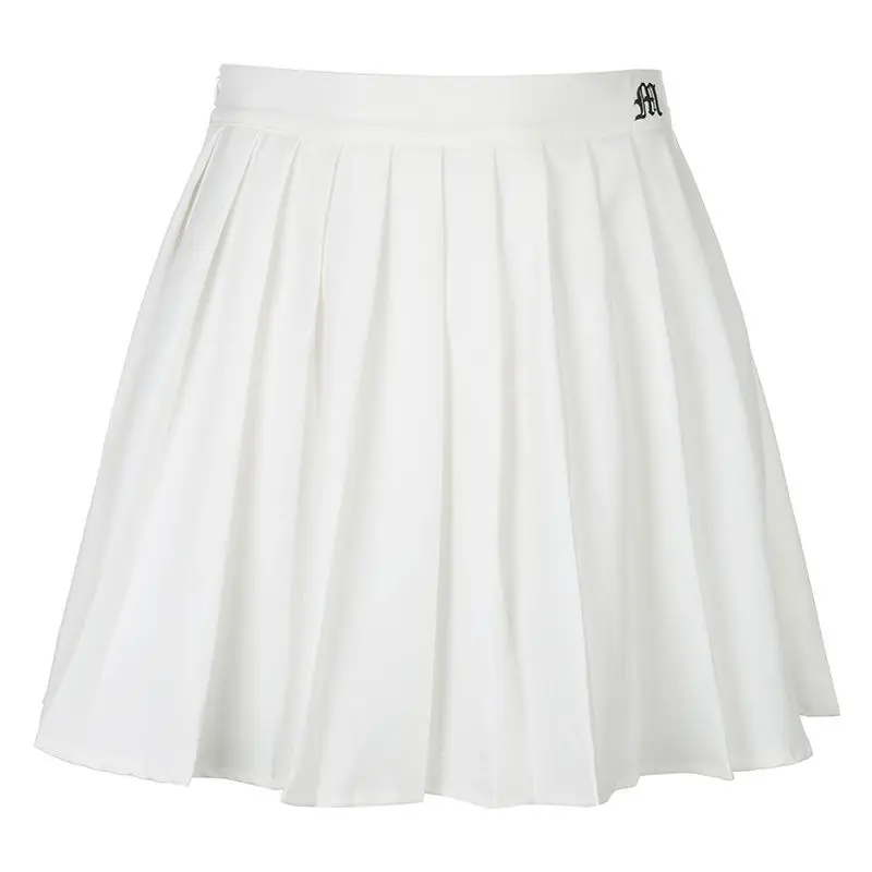 Black White Pleated Skirt With Shorts Underneath Woman High Waist Mini Sexy Y2k Summer Embroidery Tennis sports Girl Skirts 2021
Black White Pleated Skirt With Shorts Underneath Woman High Waist Mini Sexy Y2k Summer Embroidery Tennis sports Girl Skirts 2021
