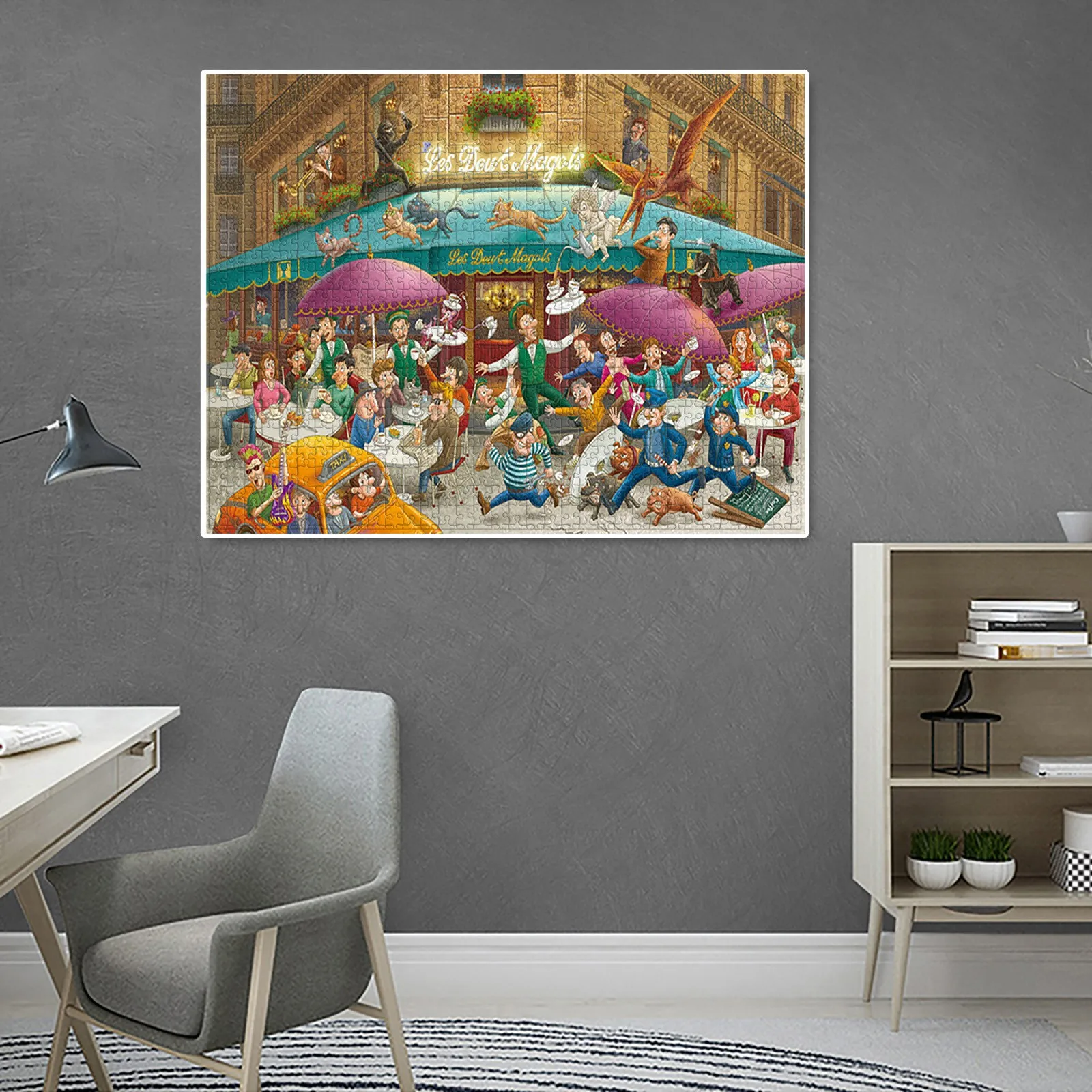 1000 Pieces Cartoon Puzzles Cofe House Puzzles Kids Adult Intelligence Puzzles Parent Child Interactive Games Brinquedos Jouet
1000 Pieces Cartoon Puzzles Cofe House Puzzles Kids Adult Intelligence Puzzles Parent Child Interactive Games Brinquedos Jouet