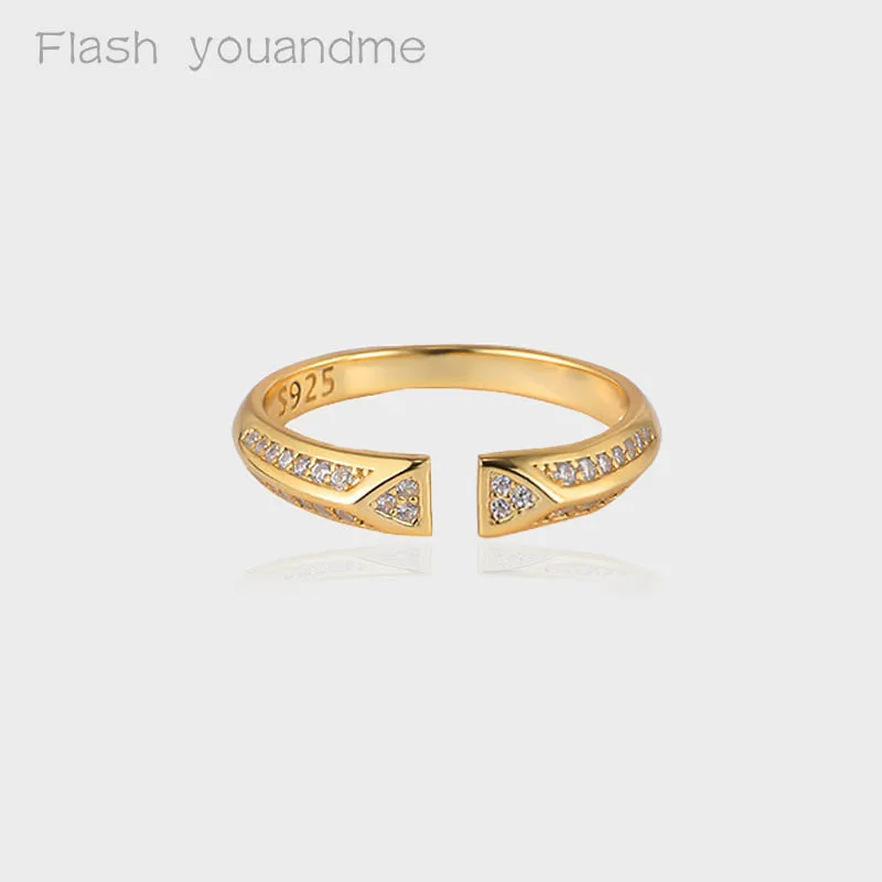 Sterling Silver Zircon Rings For Women 925 Sterling Silver Trendy Geomrtric Open Ring Bijoux Femme Argent 925 Fine Jewellery 
Sterling Silver Zircon Rings For Women 925 Sterling Silver Trendy Geomrtric Open Ring Bijoux Femme Argent 925 Fine Jewellery