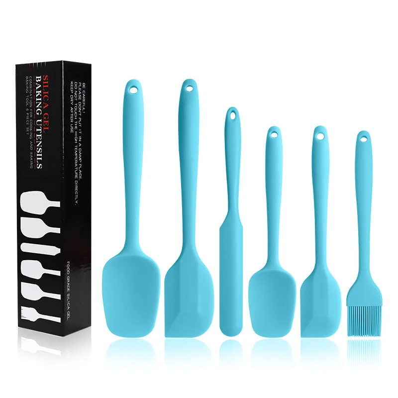 6Pcs/set Silicone Pastry Spatula Set Multi-Style T Non-Stick Rubber Spatula Oil Brush Heat-Resistant Spatula for Kitchen Baking
6Pcs/set Silicone Pastry Spatula Set Multi-Style T Non-Stick Rubber Spatula Oil Brush Heat-Resistant Spatula for Kitchen Baking
