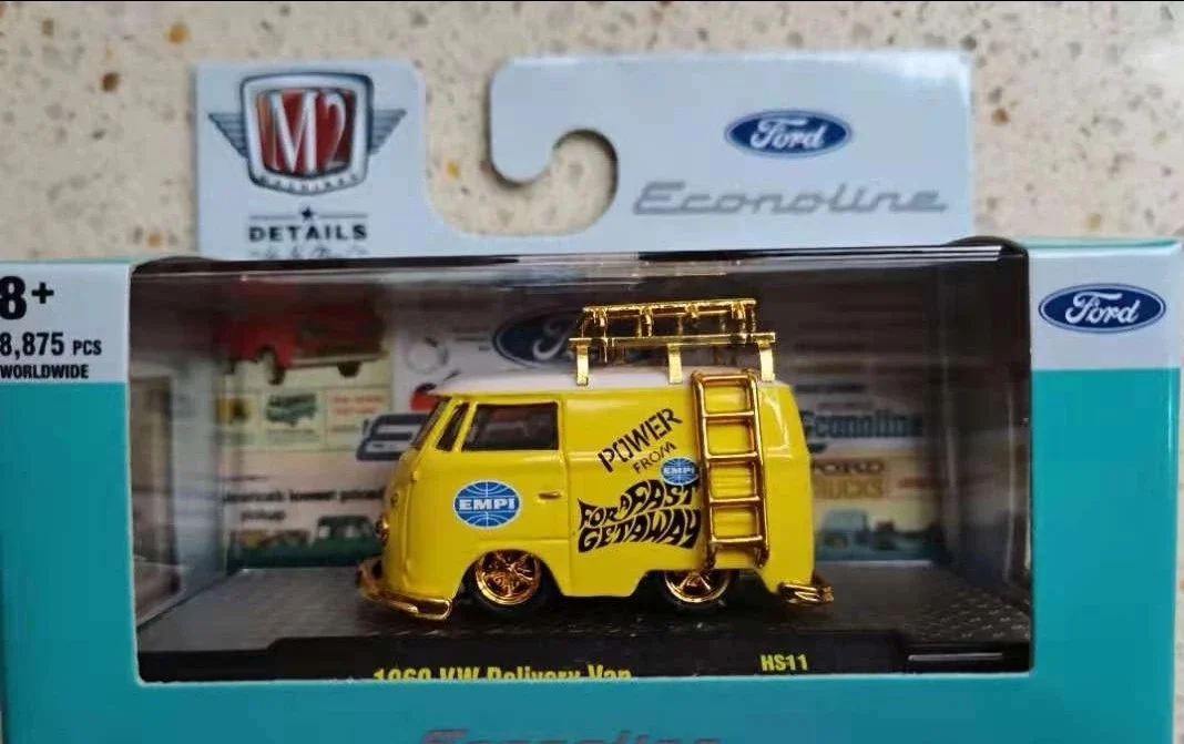 NEW M2 machines 1/64 scale 1960 VW DELIVERY VAN limited Collection diecast simulation model car
NEW M2 machines 1/64 scale 1960 VW DELIVERY VAN limited Collection diecast simulation model car
