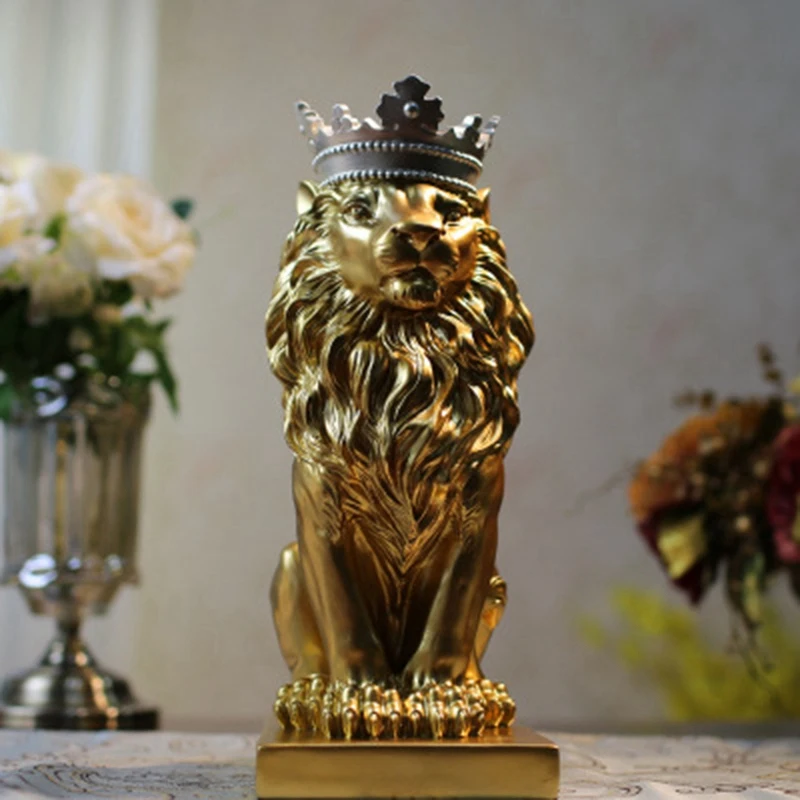 2x Fashion Simple Crown Lion Resin Statue Model Animal Statue Abstract Art Display Stand Decoration White & Black
2x Fashion Simple Crown Lion Resin Statue Model Animal Statue Abstract Art Display Stand Decoration White & Black